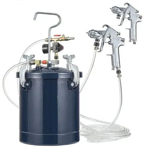 VEVOR Druckbehälter Farbbehälter Sprühfarbe Drucktopf 10 L Drucktank, 60 psi Lackierpistole Farbbehälter Φ 52 x 32 cm Spray Paint Pressure Pot Tank Paint Container Farbspritzpistolen Lacken, Flecken – Bild 9
