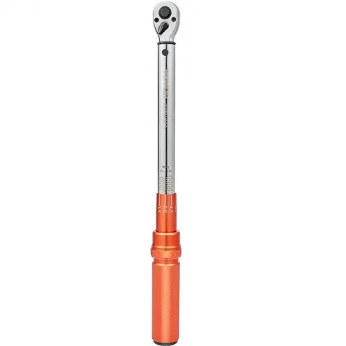 VEVOR Drehmomentschlüssel 3/8", 14–110Nm Drehmomentschlüssel Fahrrad & Motorrad Set, ± 3% Fehlergenauigkeit mit 2 Verlängerungsstangen 152,4mm, 3/8-1/2" & 3/8- 1/4" Adapter, 72 Zähne Einstellbar – Bild 10