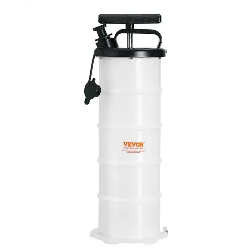 VEVOR Ölabsaugpumpe 6,5L Manuell Ölabsauggerät Ø200x550mm Ölwechselpumpe Auto Absaugpumpe Handpumpe Flüssigkeitsabsaugpumpe Geeignet zum Absaugen von Motoröl Getriebeöl Bremsflüssigkeit – Bild 10