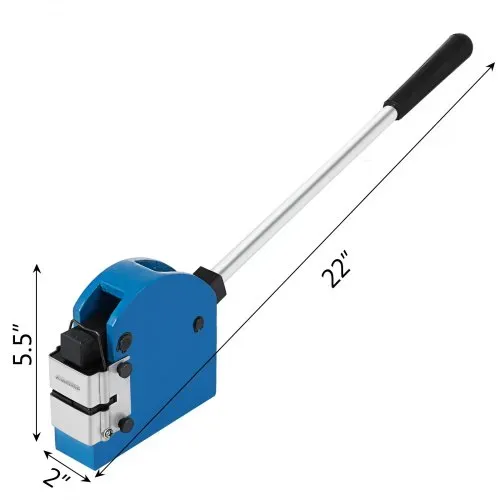 VEVOR Winkelbiegegerät, 1,5 mm Aluminum Winkelbieger Biegemaschine, 1,2 mm Stahlblech Winkelbieger, 65 x 160 x 140 mm Biegemaschine Manuell, 16 Gauge Aluminium, 18 Gauge Weichstahl und 20 Gauge Stahl – Bild 7