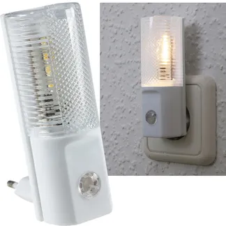 LED Nachtlicht mit Tag/Nacht-Sensor 230V, warmweiße LEDs, nur 1W LED Nachtlicht mit Tag/Nacht-Sensor 230V, warmweiße LEDs, nur 1W