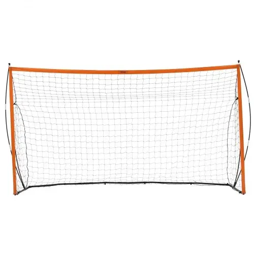 VEVOR Tragbares Fußballtor Soccertor Fußballnetz 3,66 x 1,83 m für den Garten, Übungsfußballnetz Trainingstor-Set mit Stahl-Glasfaserstruktur, Allwetter-Fußballtore mit Tragetasche, Orange – Bild 8