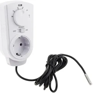 Steckdosen-Thermostat “ST-50” ana EXT 5-30°C, 230V, 2m Kabel + Außensensor Steckdosen-Thermostat “ST-50” ana EXT 5-30°C, 230V, 2m Kabel + Außensensor