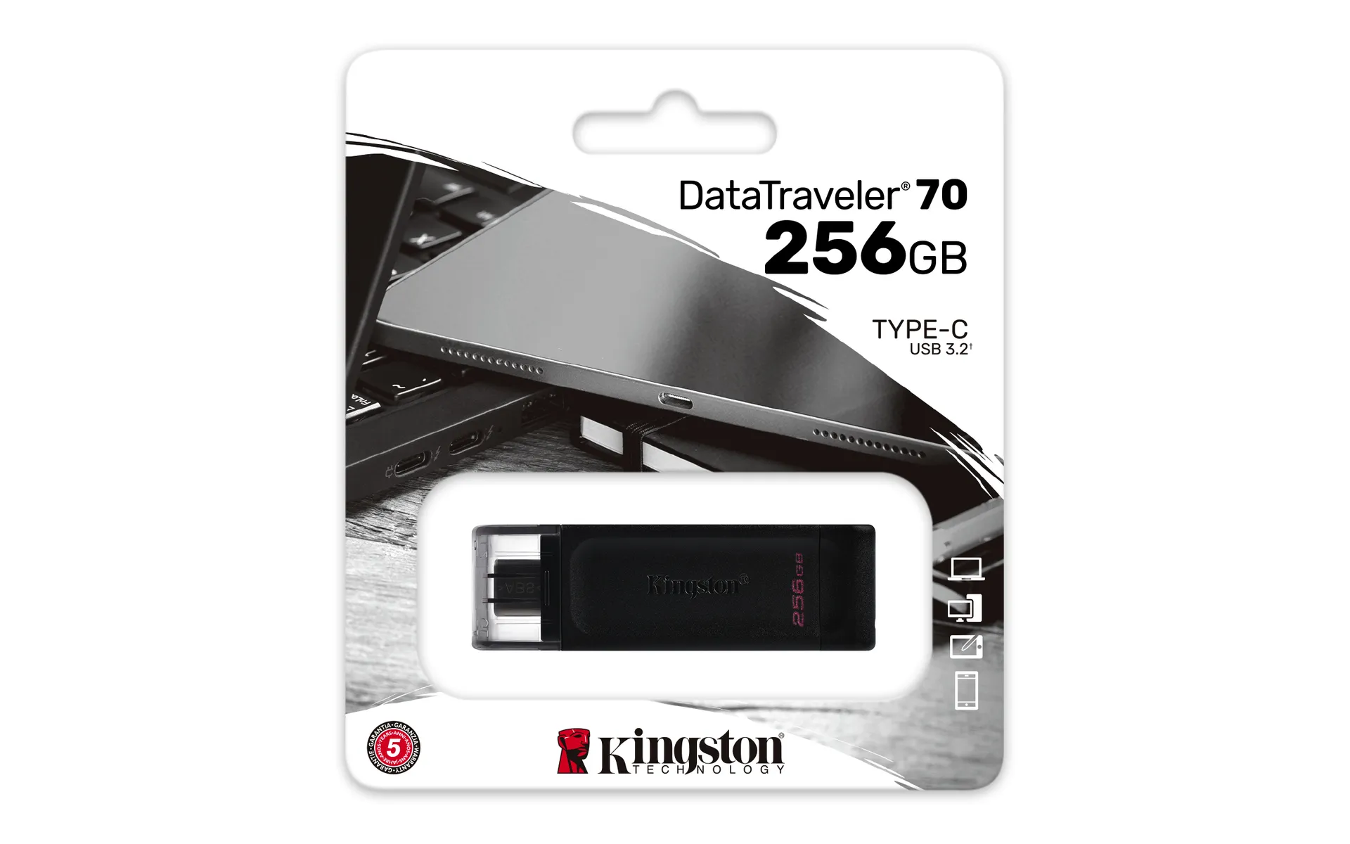 Kingston Technology DataTraveler 256GB USB-C 3.2 Gen 1 70 – Bild 5