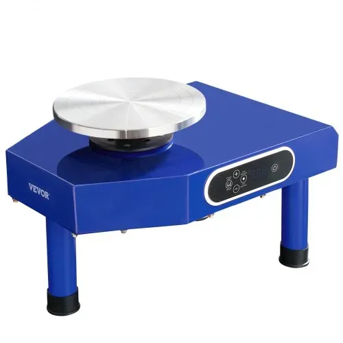 VEVOR Töpferscheibe Keramik Rad Maschine 350 W, Elektrische Töpferscheibe Maschine 25 cm 300 U/min Töpferscheibenmaschine, mit Pedal & Schürze Formmaschine, Geeignet für Anfänger, Enthusiasten – Bild 9