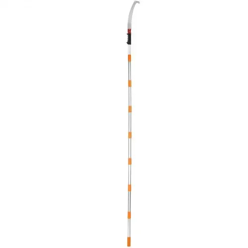 VEVOR Teleskop Astsäge Manuell Baumsäge 1,4-3m einstellbar Hochentaster mit 8 Stangen Astschere Teleskop Klinge aus Kohlenstoffstahl Reichweit bis zu 298cm zum Beschneiden von Äste Büsche Stämme – Bild 9