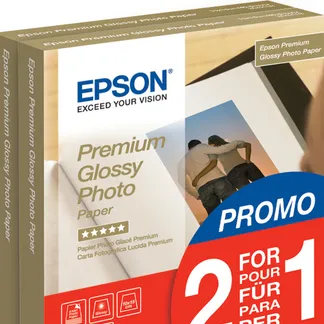 Epson Premium Glossy Photo Paper – 10x15cm – 2x 40 Blätter Epson Premium Glossy Photo Paper – 10x15cm – 2x 40 Blätter