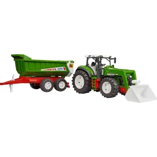 Roadmax Traktor mit Frontlader und Kippanhänger, Spielfahrzeug Roadmax Traktor mit Frontlader und Kippanhänger, Spielfahrzeug