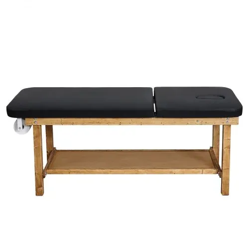 VEVOR Untersuchungsliege 227 kg, Ruheliege aus Holz, Praxisliege mit verstellbarer Rückenlehne, Ablagefach & Papierrollenspender für Krankenhäuser, Kliniken & Reha-Zentren, 1895x700x770 mm – Bild 10