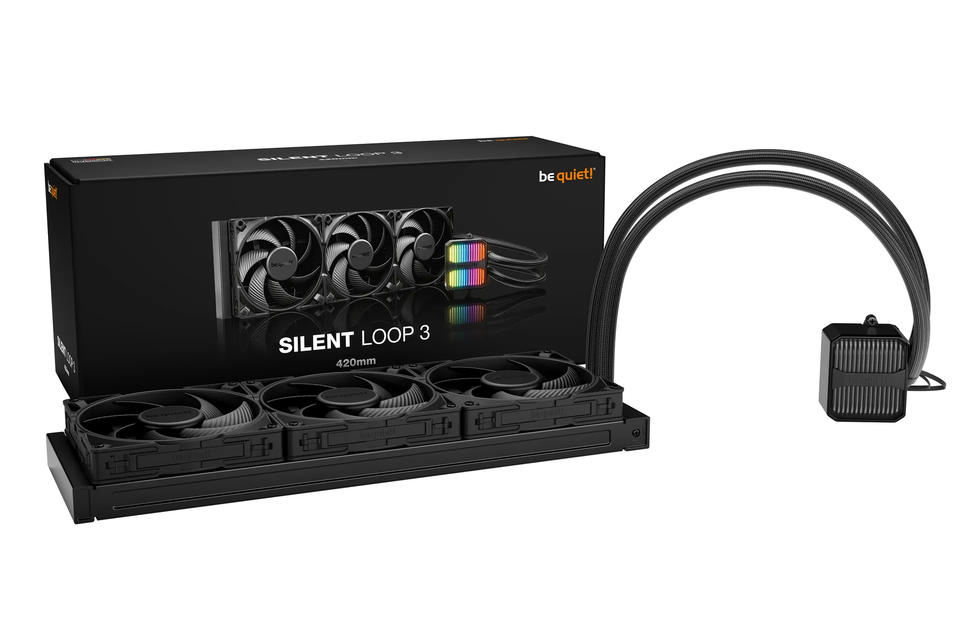 be quiet! Silent Loop 3 420 mm Prozessor All-in-One-Flüssigkeitskühler 14 cm Schwarz 1 Stück(e) – Bild 6