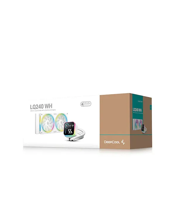 DeepCool LQ240 White Prozessor Flüssigkeitskühlung 12 cm Weiß 1 Stück(e) – Bild 6