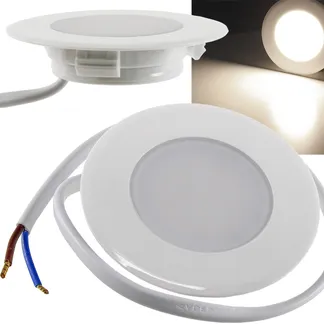LED-Einbauleuchte „EBL-HV65w“, weiß 2 Watt, 230V, 4200K, 237Lm, neutralweiß LED-Einbauleuchte „EBL-HV65w“, weiß 2 Watt, 230V, 4200K, 237Lm, neutralweiß