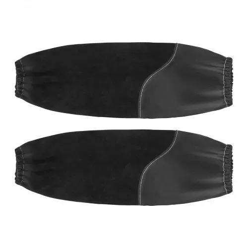 VEVOR Schweißerärmel, 533x95mm, Schweißerstulpen aus Rindsleder & flammhemmender Baumwolle, Schweißerschutzärmel mit elastischen Bündchen zum Schweißen, Schmieden, Holzbearbeiten – Bild 9