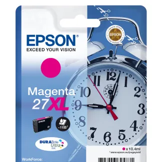 Epson Alarm clock Singlepack Magenta 27XL DURABrite Ultra Ink Epson Alarm clock Singlepack Magenta 27XL DURABrite Ultra Ink