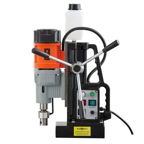 VEVOR Magnetbohrmaschine 1,5 kW 60 mm Bohrdurchmesser 13000 N Leistung, Magnetbohrmaschine mit Morsekegel & einstellbarer Drehzahlen, M3-M16 Gewindeschneiden für Metalloberflächen Heimwerker – Bild 10
