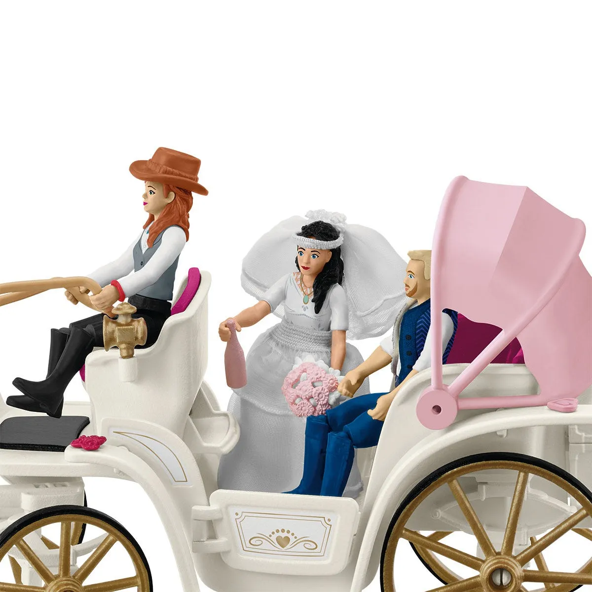 schleich HORSE CLUB Hochzeitskutsche - 42641 – Bild 4