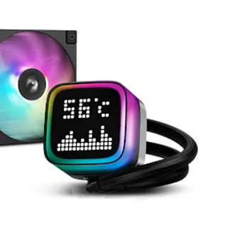 DeepCool R-LP240-BKMSNC-G-1 Computerkühlsystem Computergehäuse, Prozessor All-in-One-Flüssigkeitskühler 12 cm Schwarz 1 Stück(e) DeepCool R-LP240-BKMSNC-G-1 Computerkühlsystem Computergehäuse, Prozessor All-in-One-Flüssigkeitskühler 12 cm Schwarz 1 Stück(e)