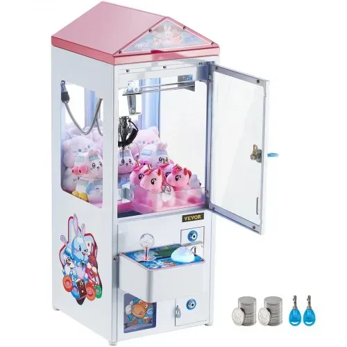 VEVOR Greifautomat, 0–80 mm Backendurchmesser, 0–130 mm Backenhub, Kran-Gewinngreifer, kommerzielles Arcade-Spielspielzeug, cooler, lustiger Greif-und-Gewinn-Automat mit Licht und Ton, Kinder-Verkaufsautomat, Jungen und Mädchen – Bild 8