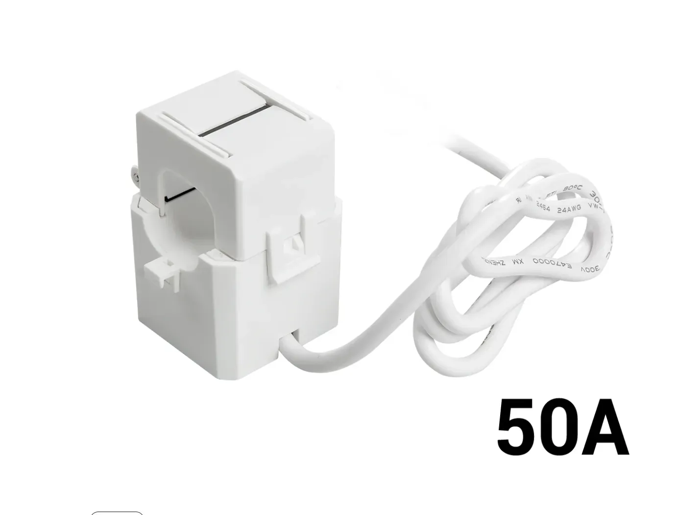 Shelly · Unterputz & Hutschiene Zubehör · „Current Transformer 50A“ · Induktionsklemme für EM & 3EM Shelly · Unterputz & Hutschiene Zubehör · „Current Transformer 50A“ · Induktionsklemme für EM & 3EM