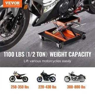 VEVOR Motorradheber 0,5 t Belastbar Motorrad Heber, 120–390 mm Motorradhebebühne Montagebock Motorrad, Einstellbare Motorradheber Montagebock Motorradlift, Motoständer Garage & Außenbereichen VEVOR Motorradheber 0,5 t Belastbar Motorrad Heber, 120–390 mm Motorradhebebühne Montagebock Motorrad, Einstellbare Motorradheber Montagebock Motorradlift, Motoständer Garage & Außenbereichen