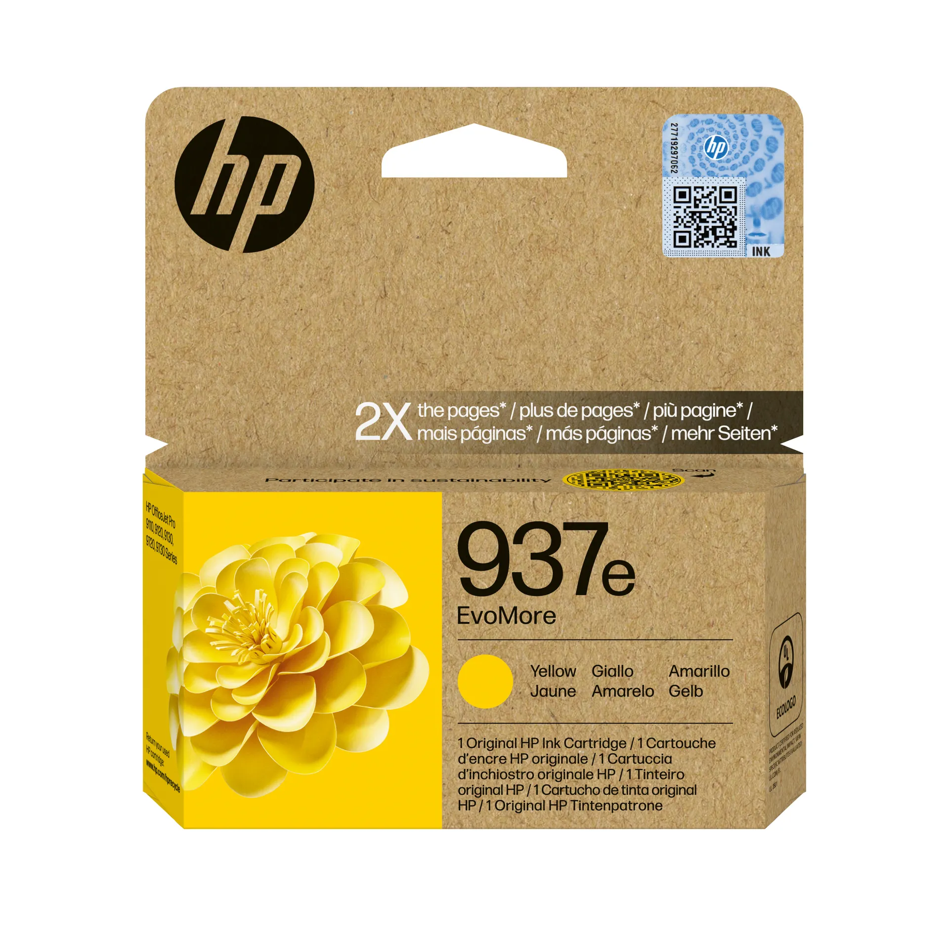 HP 937e EvoMore Gelb Original Druckerpatrone HP 937e EvoMore Gelb Original Druckerpatrone