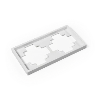 Rahmen McPower “Shallow“ 2-fach, weiß Rahmen McPower “Shallow“ 2-fach, weiß