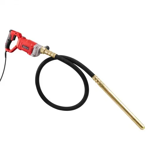 VEVOR Hand-Betonrüttler, 960 W elektrischer Rüttler 4000 U/min, elektrisches Betonrüttlerwerkzeug mit 2 m Schaftstange, tragbarer Bleistift-Zementrüttler zum Entfernen von Luftblasen und Mischen von Beton – Bild 9