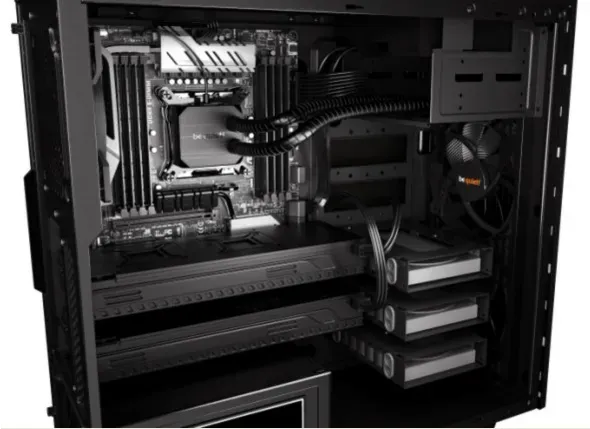be quiet! Pure Base 600 Midi Tower Schwarz, Silber – Bild 6