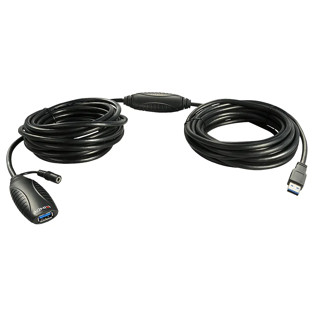Lindy 43099 USB Kabel USB 3.2 Gen 1 (3.1 Gen 1) 15 m USB A Schwarz Lindy 43099 USB Kabel USB 3.2 Gen 1 (3.1 Gen 1) 15 m USB A Schwarz