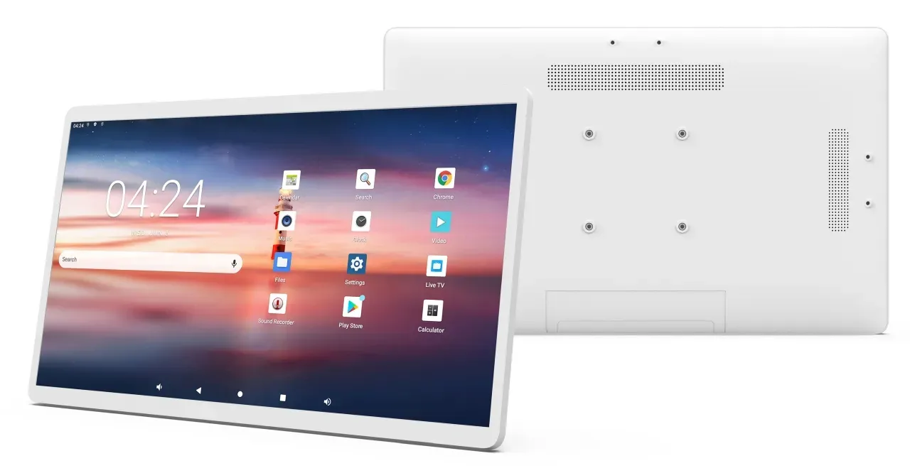 ALLNET High Performance Display 24 Zoll, Android 12, RK3588, HDMI In, Farbe weiß, für Batterie Standfuß kompatibel ALLNET High Performance Display 24 Zoll, Android 12, RK3588, HDMI In, Farbe weiß, für Batterie Standfuß kompatibel