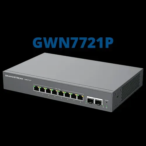 Grandstream GWN7721P Layer 2 Lite Managed 2,5 Gigabit Netzwerk-Switch – Bild 3