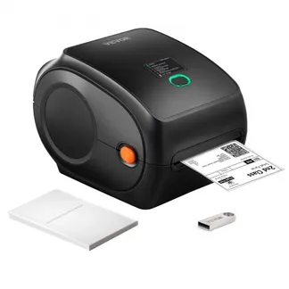 VEVOR Thermo-Etikettendrucker 300DPI Edikettendruckgerät Labeldrucker 3600 Etiketten pro Stunde Versandetiketten Drucker Bluetooth/USB Automatische Etikettenerkennung Windows Mac OS Linux Chromebook VEVOR Thermo-Etikettendrucker 300DPI Edikettendruckgerät Labeldrucker 3600 Etiketten pro Stunde Versandetiketten Drucker Bluetooth/USB Automatische Etikettenerkennung Windows Mac OS Linux Chromebook