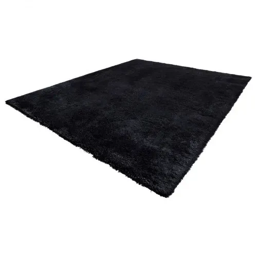 VEVOR Hochflor Teppich 3048x2438 mm, flauschiger Teppich mit dreilagigem Material, 35 mm Florhöhe, für Wohnzimmer, Schlafzimmer, Loungebereich, fusselfrei und weich, pflegeleicht, Schwarz – Bild 8