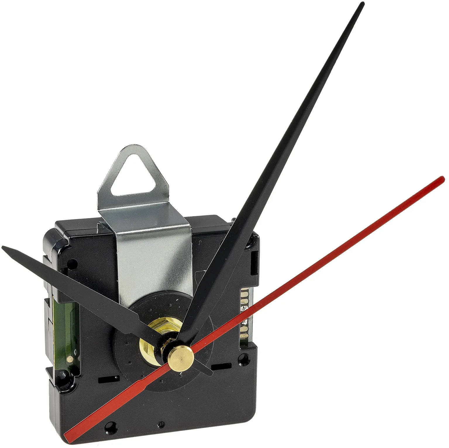 Funkuhrwerk DCF mit 3 Zeigersätzen aus Kunststoff, 6mm Schaft Funkuhrwerk DCF mit 3 Zeigersätzen aus Kunststoff, 6mm Schaft