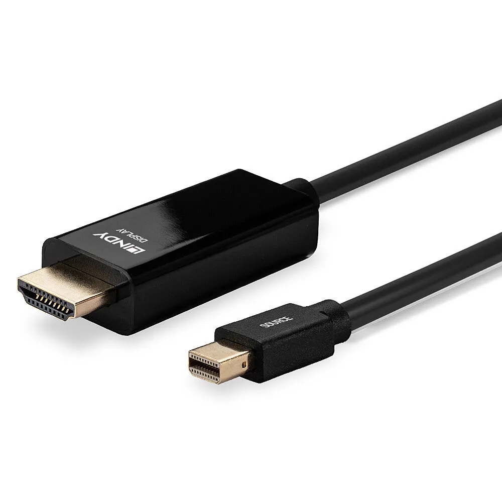 Lindy 36927 Videokabel-Adapter DisplayPort HDMI Typ A (Standard) Schwarz – Bild 5
