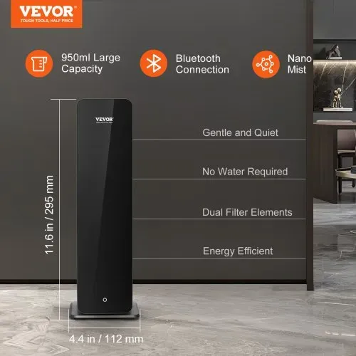 VEVOR Scent Air Machine 950 ml Bluetooth-Kaltluftdiffusor 279 ㎡ wasserlos VEVOR Scent Air Machine 950 ml Bluetooth-Kaltluftdiffusor 279 ㎡ wasserlos