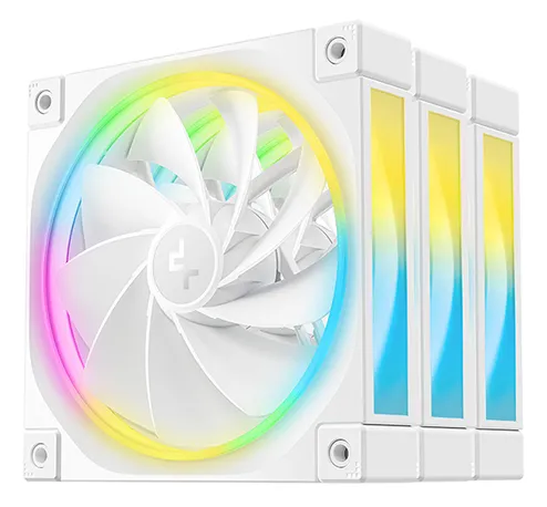 DeepCool FL12R WH-3 IN 1 Computergehäuse Ventilator 12 cm Weiß 3 Stück(e) DeepCool FL12R WH-3 IN 1 Computergehäuse Ventilator 12 cm Weiß 3 Stück(e)