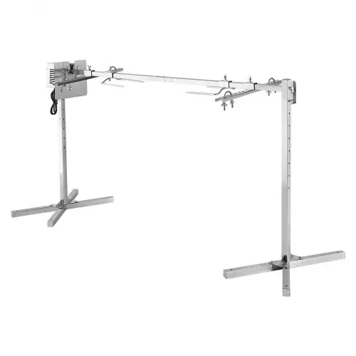 VEVOR Spanferkelgrill Lammgrill Spießbratengrill 1321 mm Rotisserie-Grill AC 220-240 V, 8-stufiges elektrisches Rotisserie-Grill-Set mit 60 kg Tragkraft, 38 W Motor Grillset für Partys – Bild 9