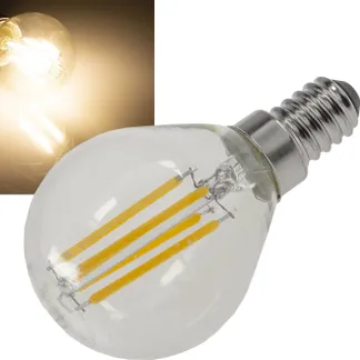 LED Tropfenlampe E14 „Filament T4“ 3000k, 500lm, 230V/4W, warmweiß LED Tropfenlampe E14 „Filament T4“ 3000k, 500lm, 230V/4W, warmweiß