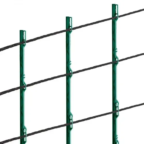 VEVOR Elektrozaundraht, 1000 Fuß, 305 m, tragbarer Polydraht, 1/4 Zoll Durchmesser, 2 Kupferlitzen für zuverlässige Leitfähigkeit und Rostbeständigkeit, Zaunseil für Pferde, Rinder, Vieh – Bild 8