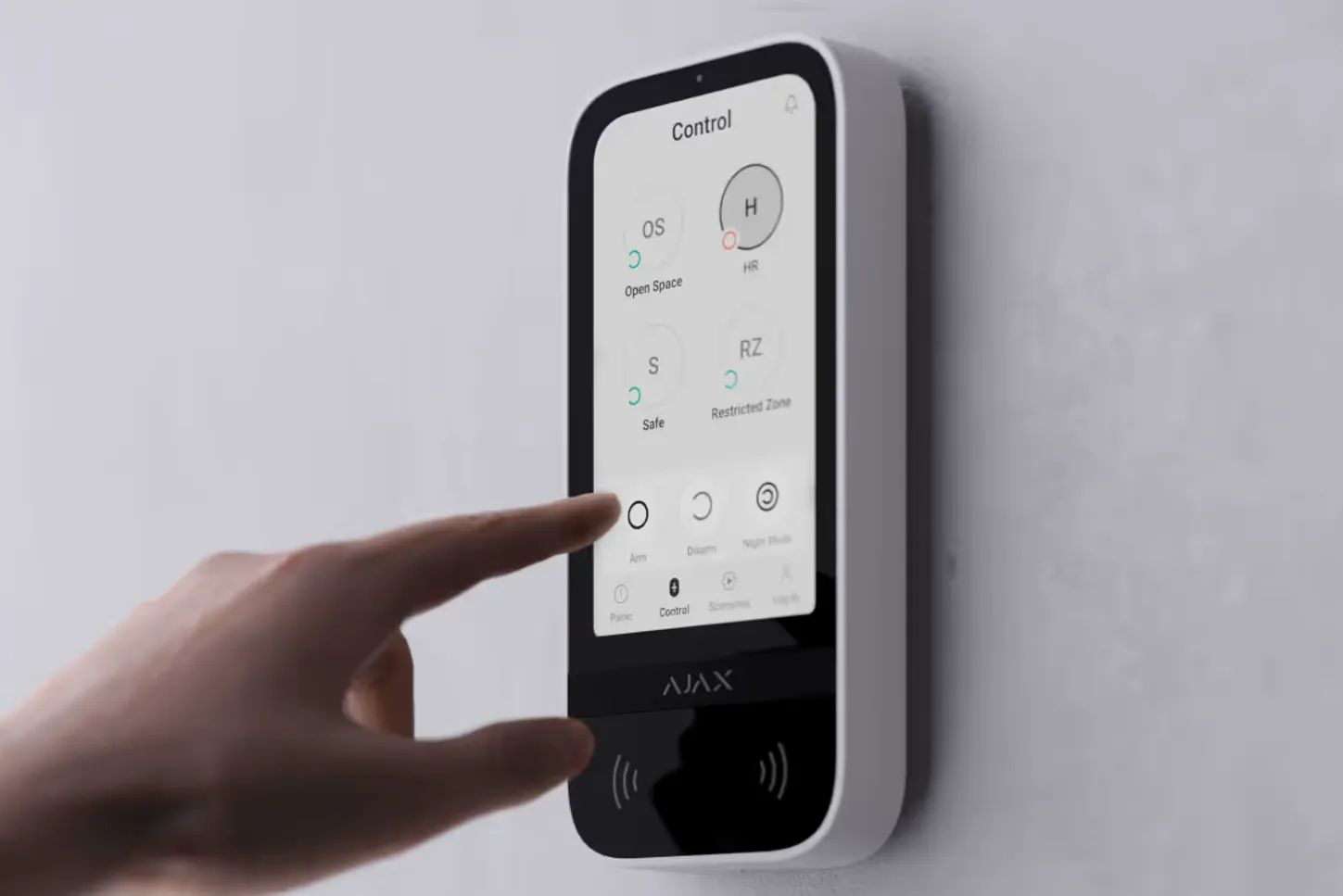 AJAX Baseline Intrusion Protection • KeyPad TouchScreen • White AJAX Baseline Intrusion Protection • KeyPad TouchScreen • White