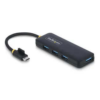 StarTech.com 4-Port USB-C Hub, 5Gbps, USB-C zu 4x USB-A, Busbetrieben ohne Netzteil, Mini Hub, Multi-Port USB 3.0 Splitter, Desktop USB Hub-Verteiler mit 4x USB-A Ports, Reisehub StarTech.com 4-Port USB-C Hub, 5Gbps, USB-C zu 4x USB-A, Busbetrieben ohne Netzteil, Mini Hub, Multi-Port USB 3.0 Splitter, Desktop USB Hub-Verteiler mit 4x USB-A Ports, Reisehub