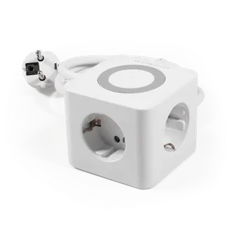 Tischsteckdose McPower “BW-03“ 3x Steckdose, 2xUSB-A, 1xUSB-C, QI aufladen Tischsteckdose McPower “BW-03“ 3x Steckdose, 2xUSB-A, 1xUSB-C, QI aufladen