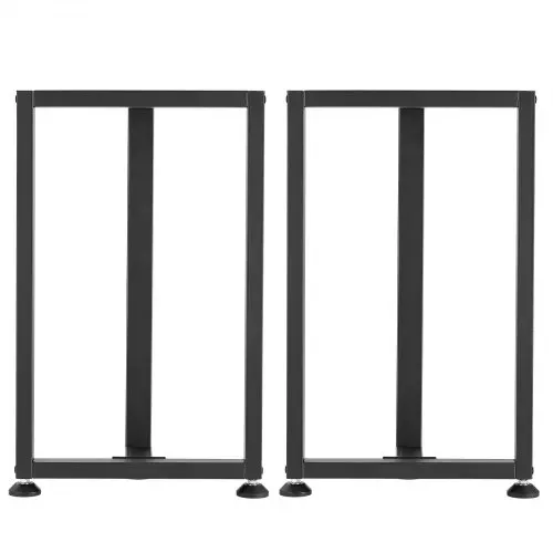 VEVOR Tischkufen 2er-Set 450x220x740 mm, T-förmige Tischuntergestell 1000 kg, Tischbeine Kohlenstoffstahl, Möbelfüße, Tischgestell, Tischfüße für Schreibtische, Couchtische, Esstische, Schwarz – Bild 8