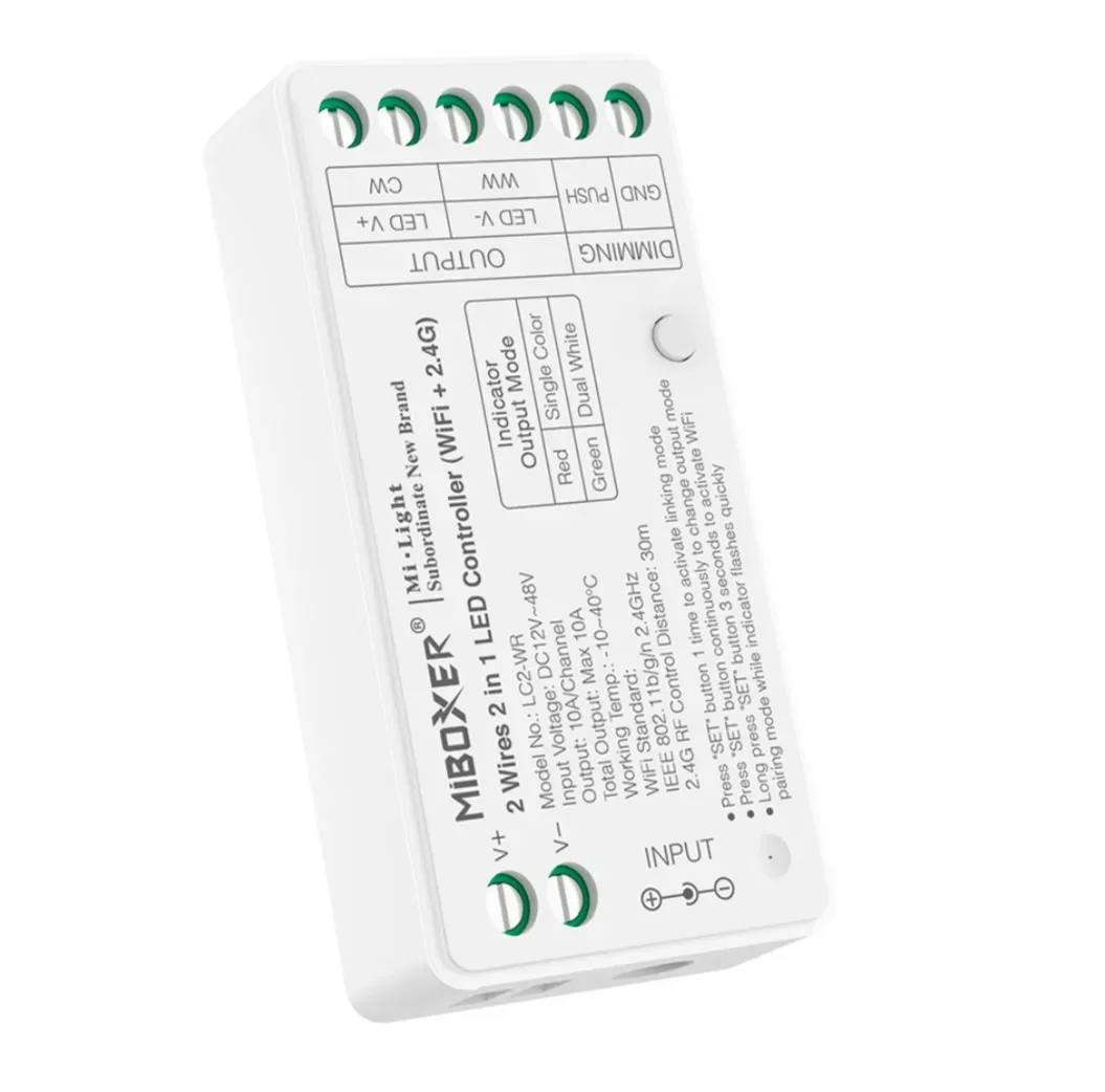 Synergy 21 LED Controller single+CCT(dual white) (2 wires) wifi+2,4G *Milight/Miboxer* – Bild 2