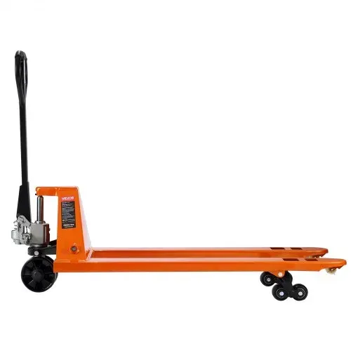 VEVOR Palettenwagen, 3 T Tragkraft, Handhubwagen mit 1220 x 685 mm Gabeln, Palettenwagen mit 8,5–18 cm Gabelhubhöhe, Palettenhubwagen für Fabriken, Lagerhallen, Supermärkte & LKW-Beladung – Bild 10