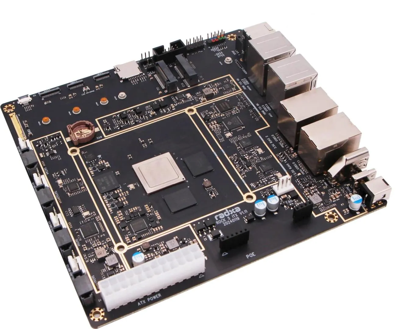 Radxa Rock 5 ITX RK3588 16GB LPDDR4 RS009-D16E8 – Bild 2