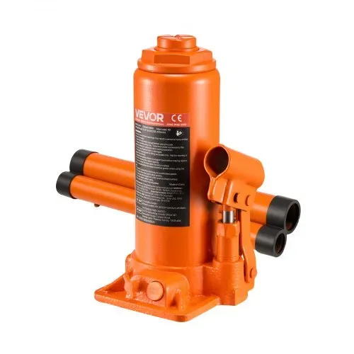 VEVOR hydraulischer Flaschenheber mit 10 t Kapazität, 235–470 mm Hubbereich, Flaschenwagenheber mit Schweißsystem für Auto Pickup SUV Autoreparatur, Stempelwagenheber Orange Wagenheber Hochleistung – Bild 9