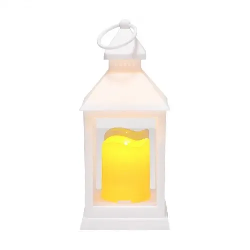 VEVOR 12er-Pack dekorative Kerzenlaternen, elektrische LED-Kerzen ohne Flamme, Halter aus Kunststoff mit Glas, Wandbehang für Veranda, Hochzeitstische, Partys, Bauernhäuser, Weiß, 105x105x240 mm – Bild 8