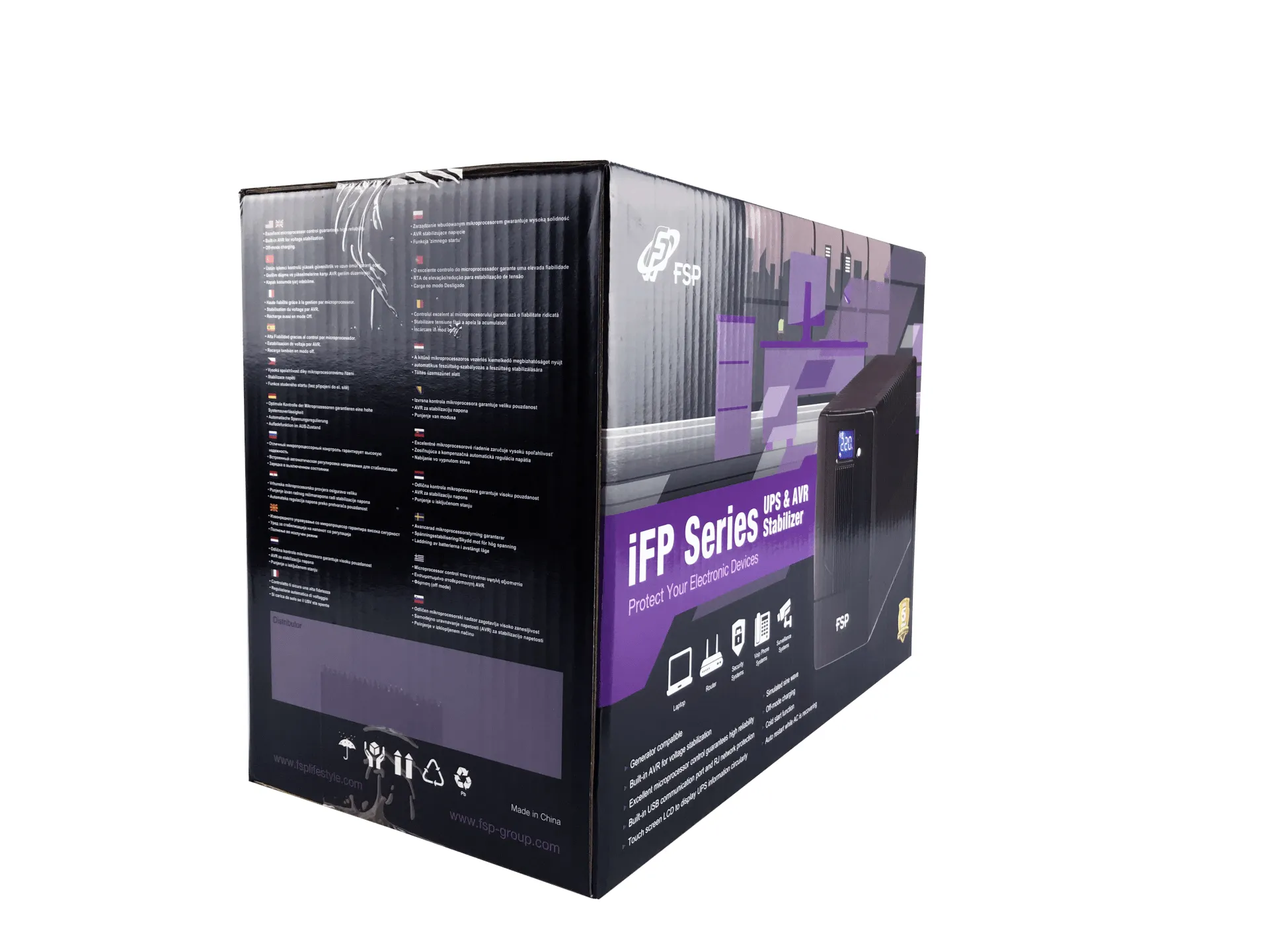 FSP iFP 1500 Unterbrechungsfreie Stromversorgung (USV) Line-Interaktiv 1,5 kVA 900 W 2 AC-Ausgänge – Bild 6
